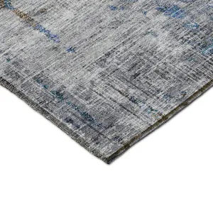 Indoor/Outdoor Karaj Blue 8\' x 10\' Rug