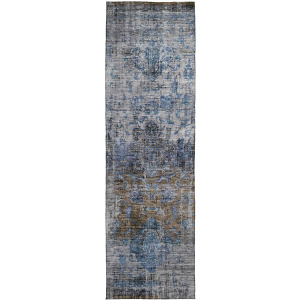 Indoor/Outdoor Karaj Blue 2'3