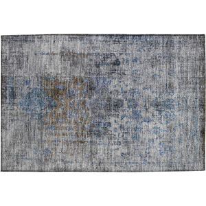 Indoor/Outdoor Karaj Blue Rug