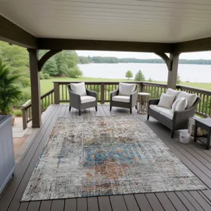Indoor/Outdoor Karaj Copper 3\' x 5\' Rug
