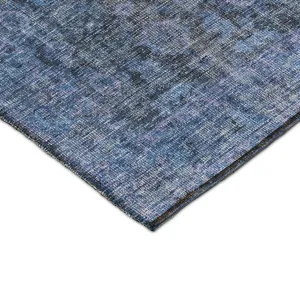 Indoor/Outdoor Karaj Blue 10\' x 14\' Rug