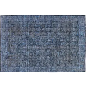 Indoor/Outdoor Karaj Blue 1\'8\" x 2\'6\" Rug