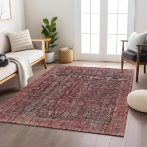 Indoor/Outdoor Karaj Pink 3\' x 5\' Rug