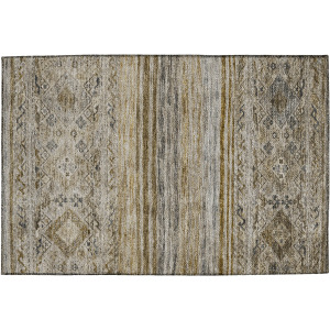 Indoor/Outdoor Karaj Brown Rug