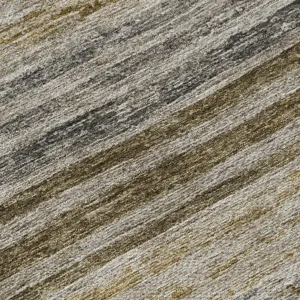 Indoor/Outdoor Karaj Brown 2\'3\" x 7\'6\" Runner Rug