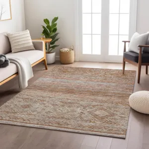 Indoor/Outdoor Karaj Copper 9\' x 12\' Rug