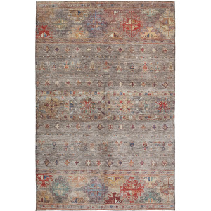 Indoor/Outdoor Karaj Gray Rug