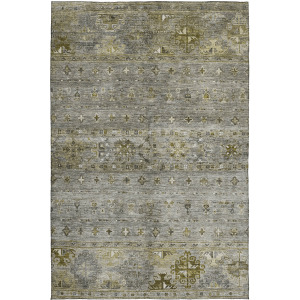 Indoor/Outdoor Karaj Pewter Rug