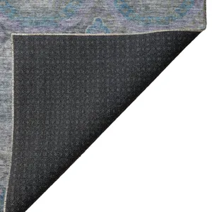 Indoor/Outdoor Karaj Blue 9\' x 12\' Rug