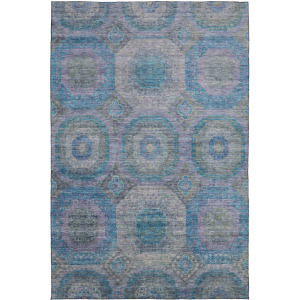 Indoor/Outdoor Karaj Blue Rug