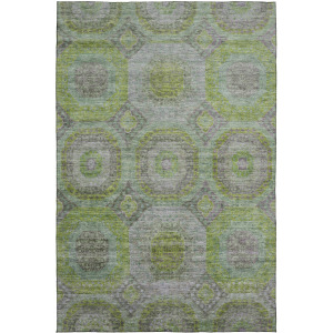 Indoor/Outdoor Karaj Olive Rug