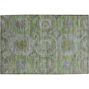 Indoor/Outdoor Karaj Olive Rug