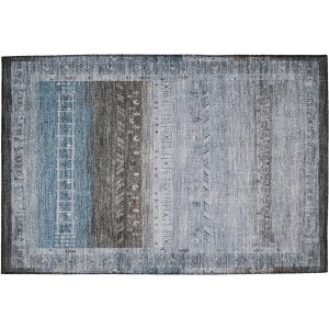 Indoor/Outdoor Karaj Blue Rug