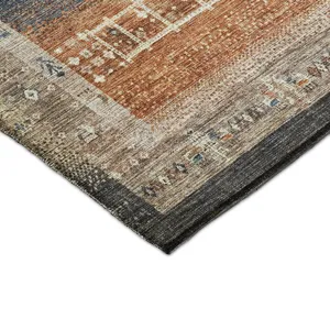Indoor/Outdoor Karaj Brown 2\'6\" x 3\'10\" Rug