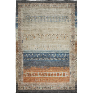Indoor/Outdoor Karaj Brown Rug