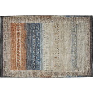 Indoor/Outdoor Karaj Brown Rug