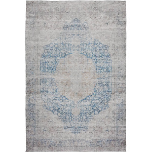 Indoor/Outdoor Karaj Blue Rug
