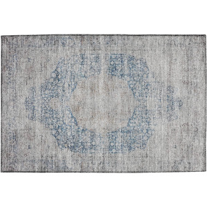 Indoor/Outdoor Karaj Blue Rug