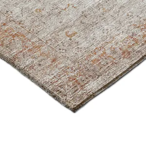 Indoor/Outdoor Karaj Copper 5\' x 7\'6\" Rug