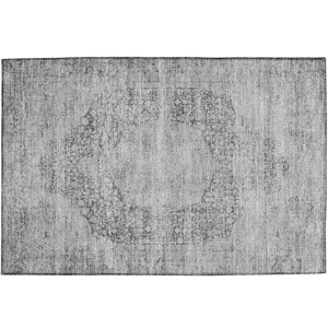 Indoor/Outdoor Karaj Gray 1\'8\" x 2\'6\" Rug