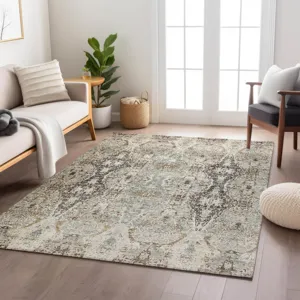 Indoor/Outdoor Karaj Linen 10\' x 14\' Rug