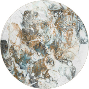 Kikiamo Volcano 8' x 8' Round Rug