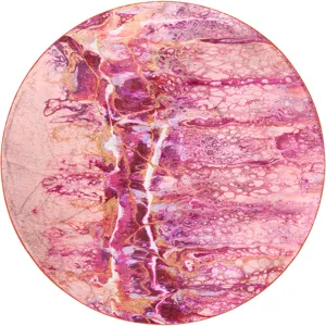 Kikiamo Flamingo 8\' x 8\' Round Rug