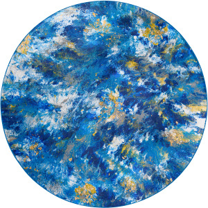 Kikiamo Pacifica 8' x 8' Round Rug