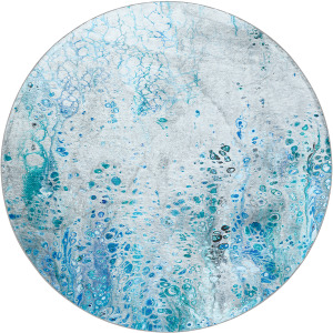 Kikiamo Ocean 8' x 8' Round Rug