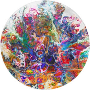 Kikiamo Carnival 8' x 8' Round Rug