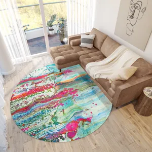 Kikiamo Confetti 8\' x 8\' Round Rug