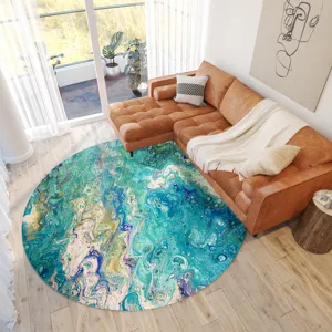 Kikiamo Lagoon 8\' x 8\' Round Rug