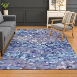 Luxury Washable Indoor/Outdoor Kaleidoscope Baltic 8\' x 10\' Rug