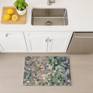 Luxury Washable Indoor/Outdoor Kaleidoscope Cactus 1\'8\" x 2\'6\" Rug