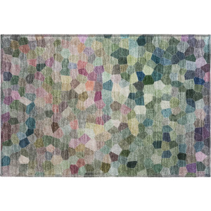 Luxury Washable Indoor/Outdoor Kaleidoscope Cactus Rug