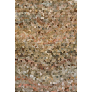 Luxury Washable Indoor/Outdoor Kaleidoscope Canyon Rug