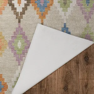 Luxury Washable Kenner Beige 8\' x 10\' Rug