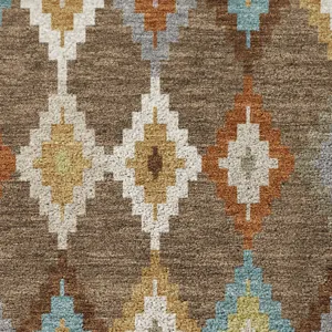 Luxury Washable Kenner Chocolate 1\'8\" x 2\'6\" Rug