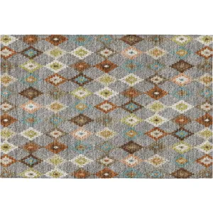 Luxury Washable Kenner Gray Rug