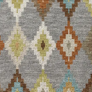 Luxury Washable Kenner Gray 8\' x 10\' Rug