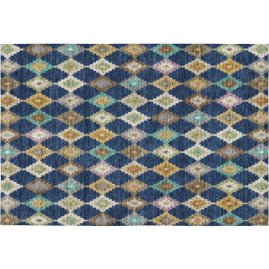 Luxury Washable Kenner Navy Rug