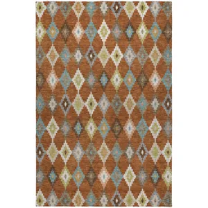 Luxury Washable Kenner Paprika 8\' x 10\' Rug