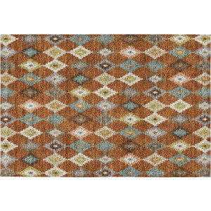 Luxury Washable Kenner Paprika Rug