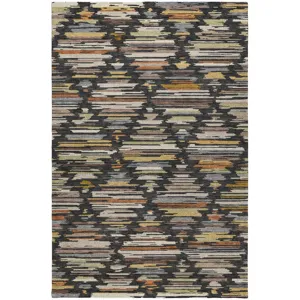 Luxury Washable Kenner Black Rug