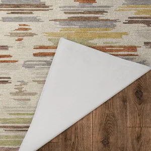 Luxury Washable Kenner Ivory 3\' x 5\' Rug