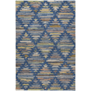 Luxury Washable Kenner Navy Rug