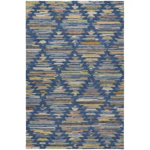Luxury Washable Kenner Navy Rug