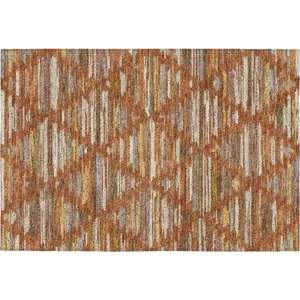 Luxury Washable Kenner Paprika Rug