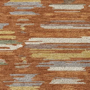 Luxury Washable Kenner Paprika 9\' x 12\' Rug