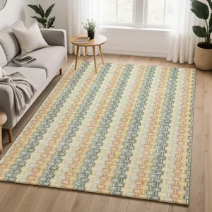 Luxury Washable Kenner Basil 3\' x 5\' Rug